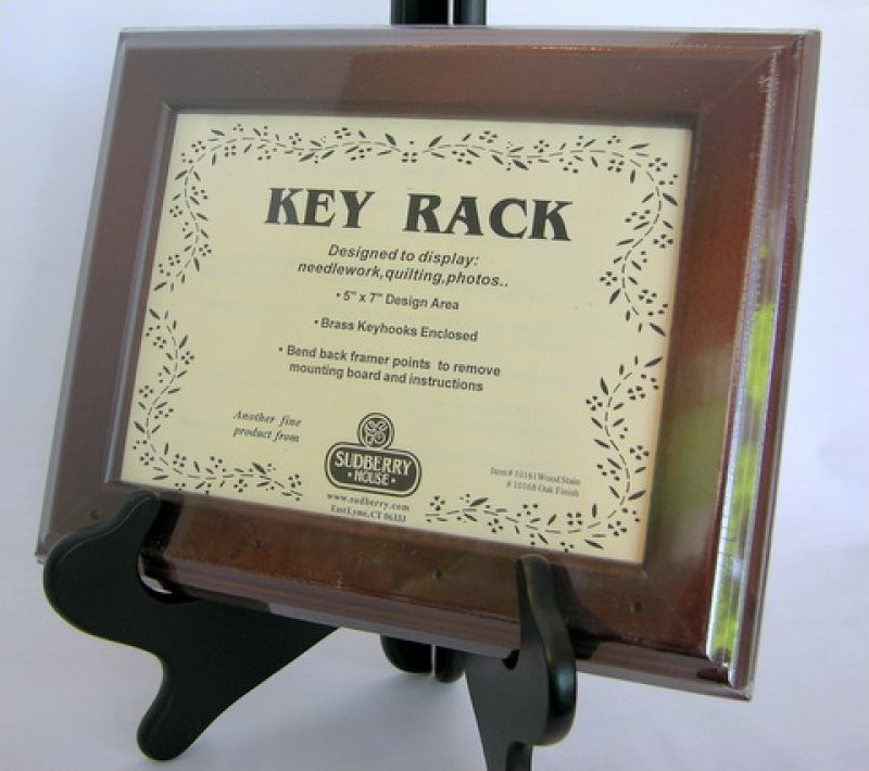 Key Rack Wood Stain