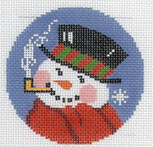 Round - Top Hat Snowman