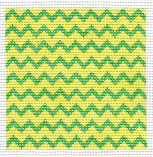 Yellow Green Chevron