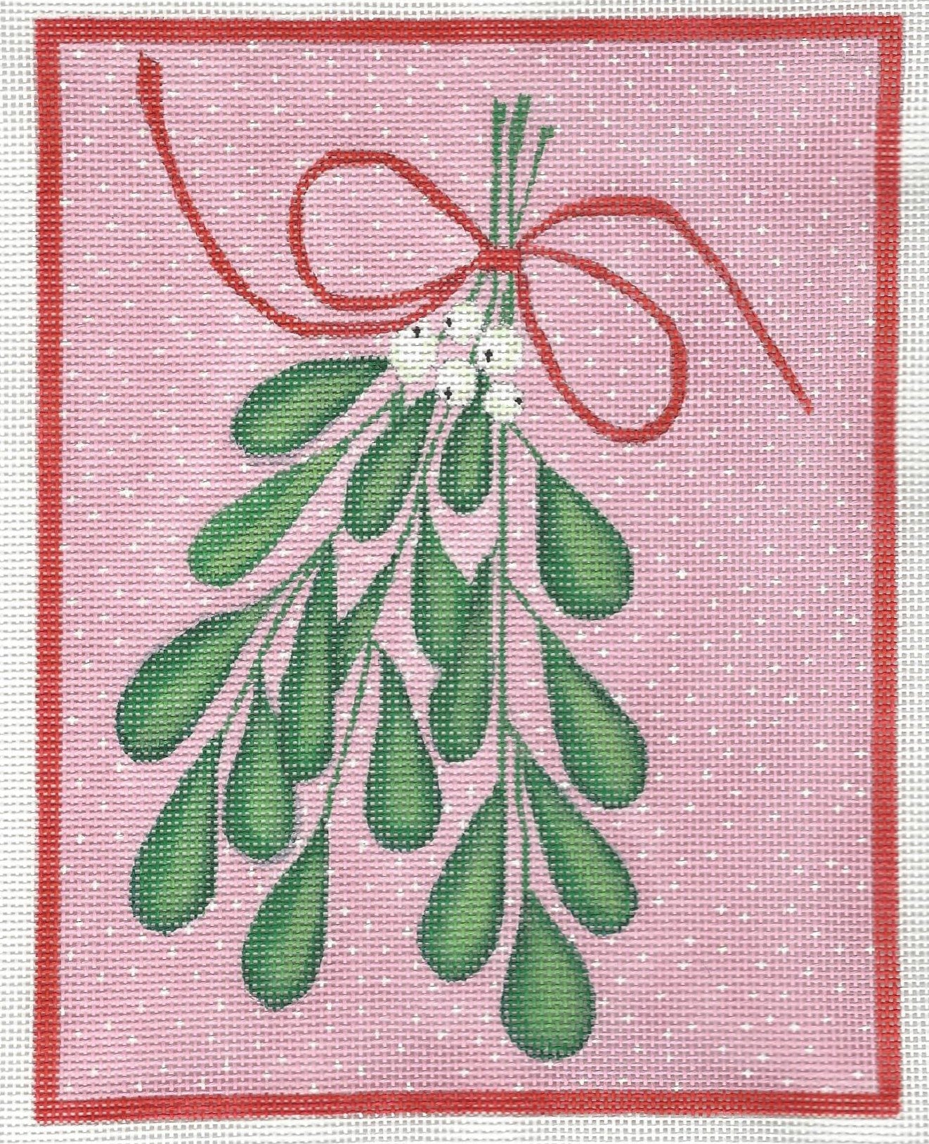 Mistletoe on Pink