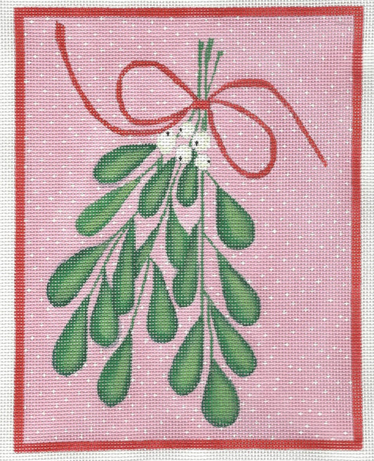 Mistletoe on Pink