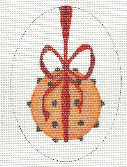 Oval - Orange Potpourri Ball
