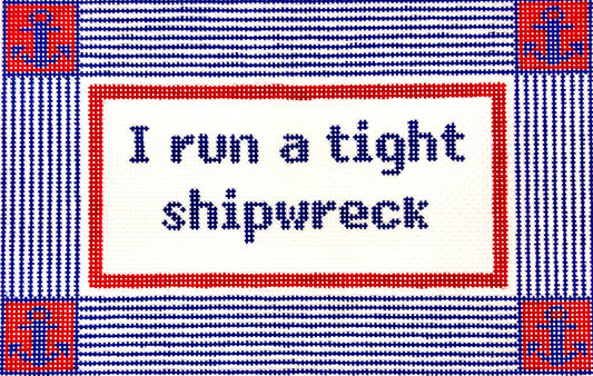 Tight Shipwreck - Red and Blue
