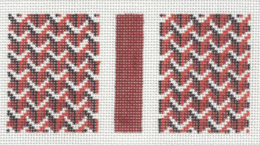 Eyeglass Case (Single) - Y Pattern Red
