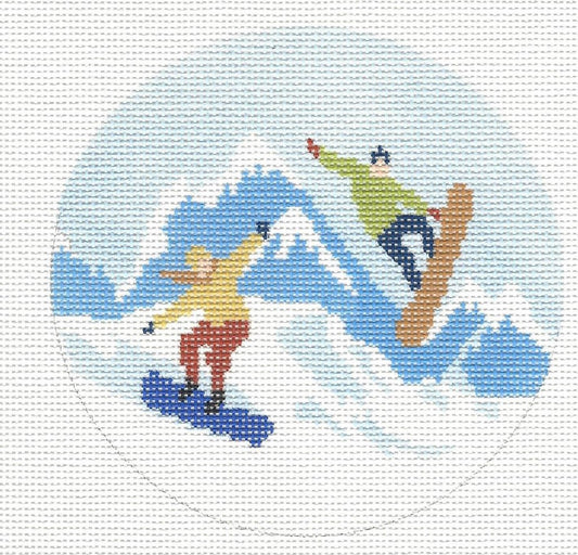 Snowboarding Round