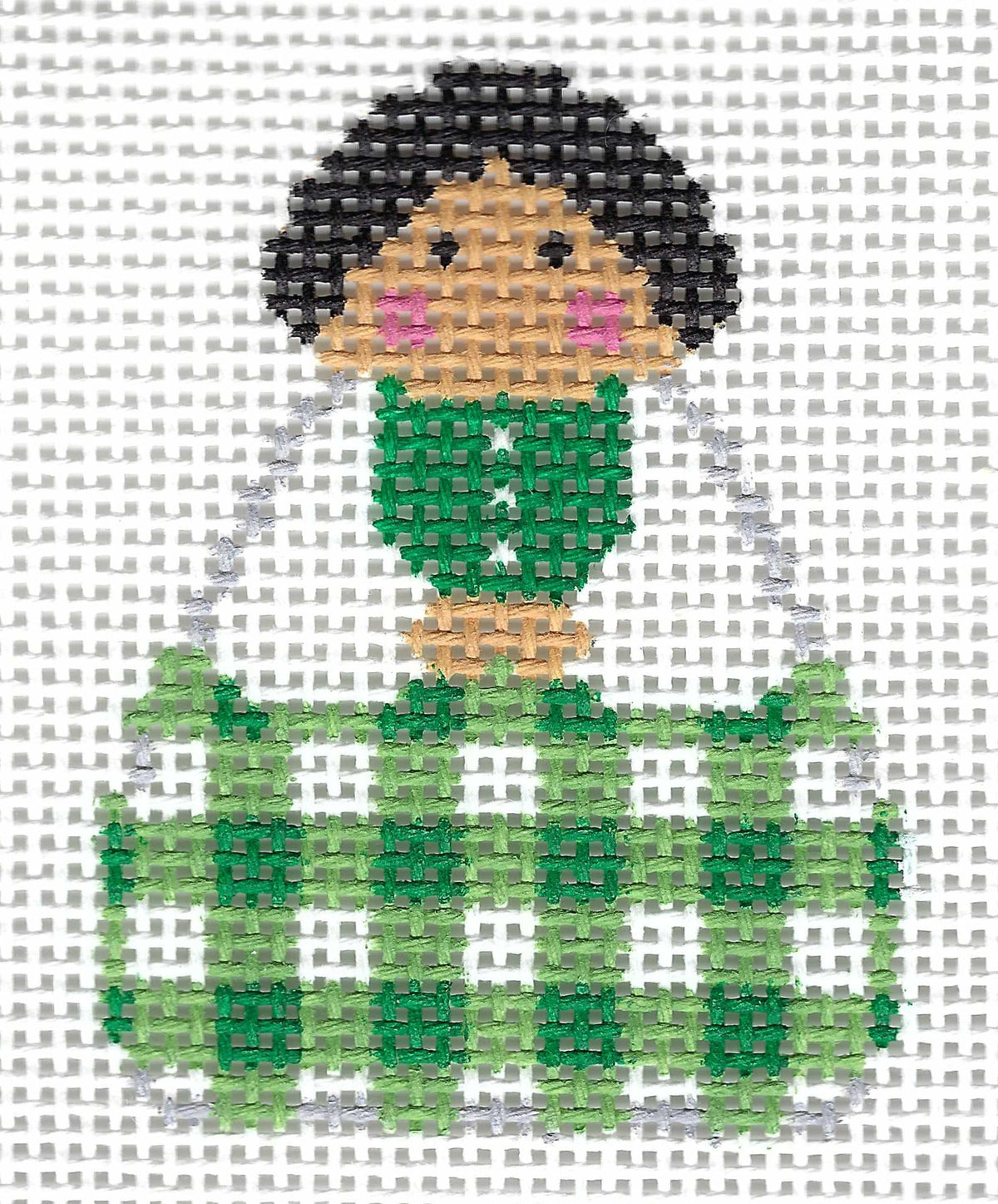 Angel - Green Gingham