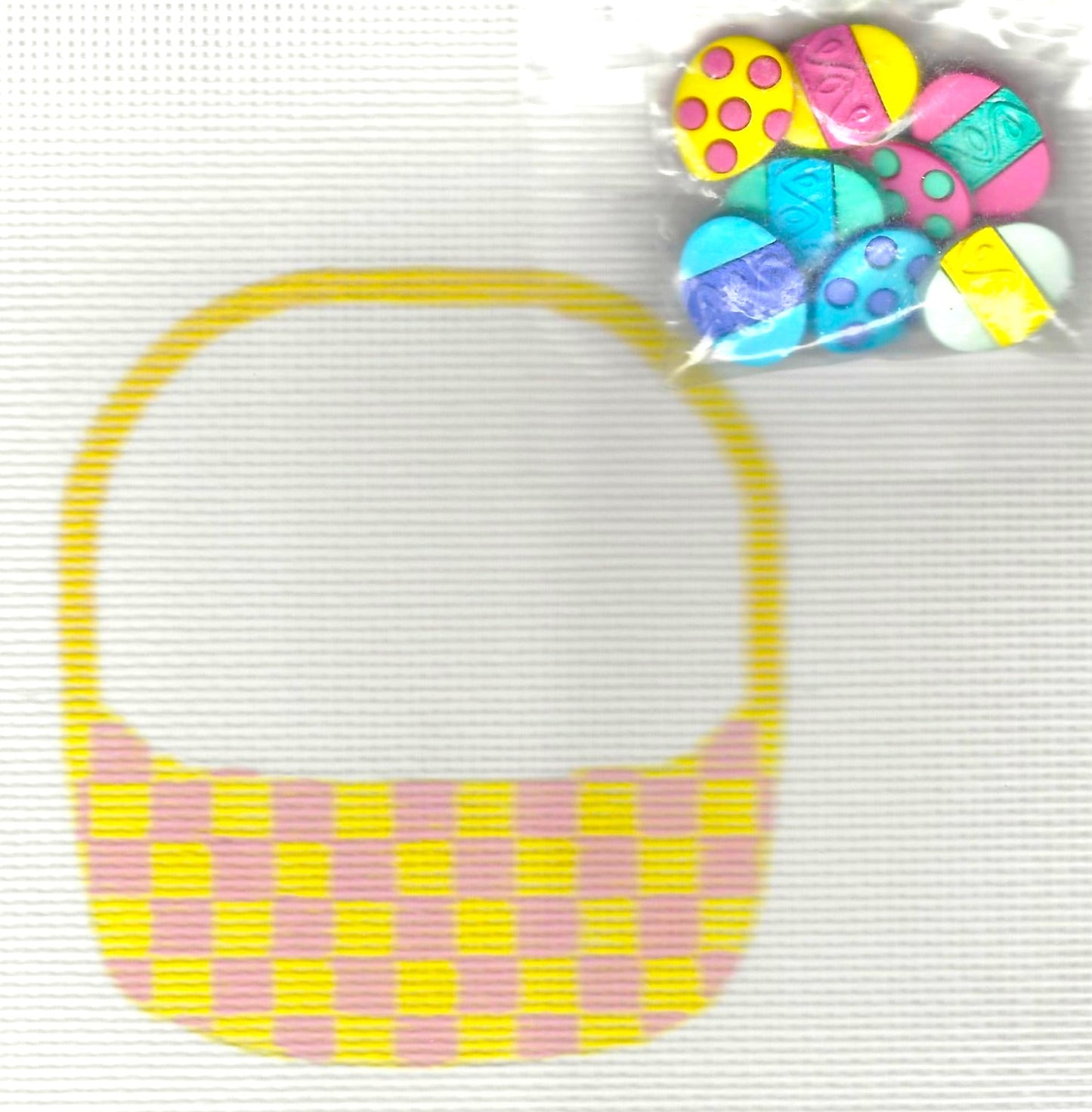 Basket - Pink Easter Eggs