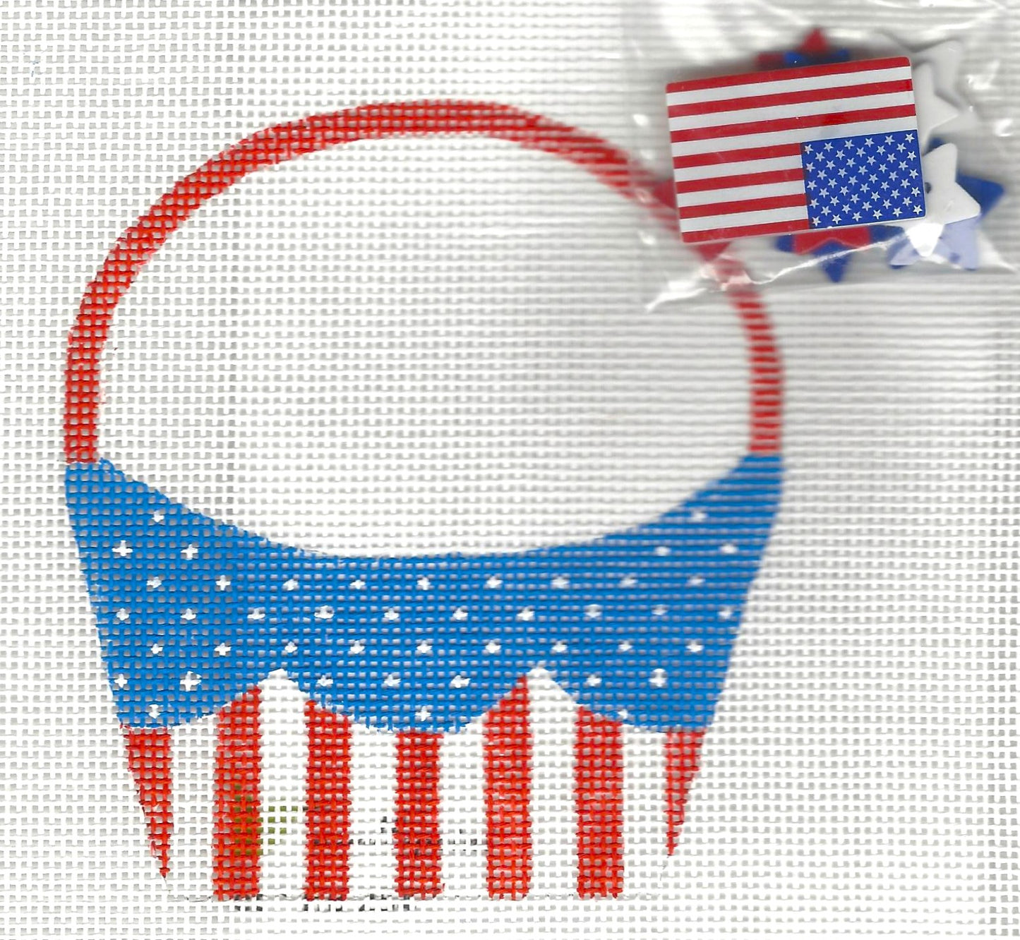 Basket - July 4th with Stitch Guide