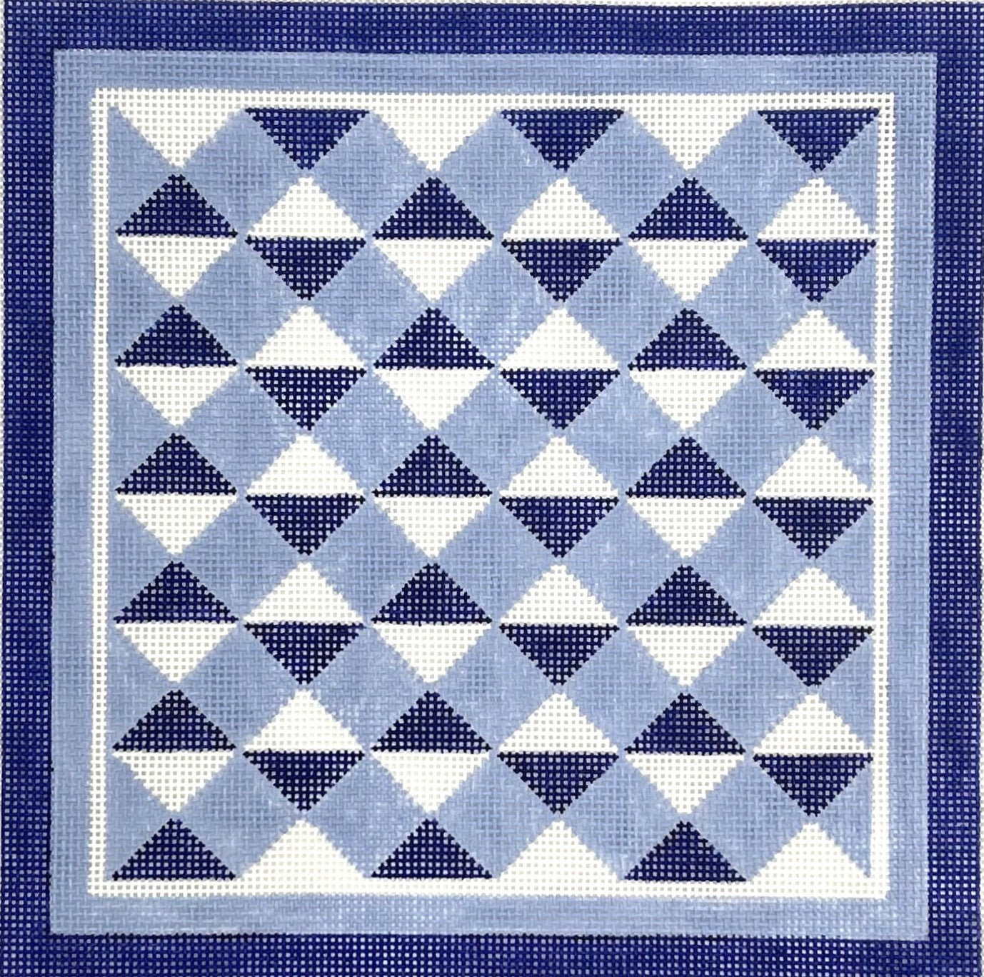 Blue Tile Pillow