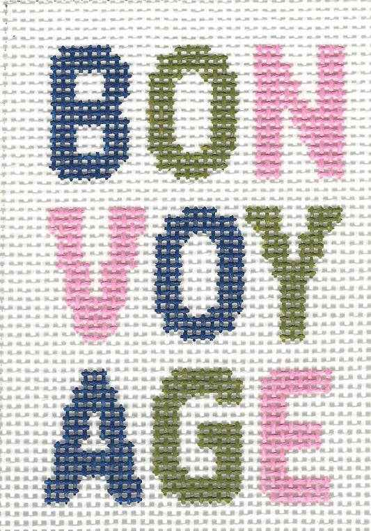 Bon Voyage - Navy Pink Green