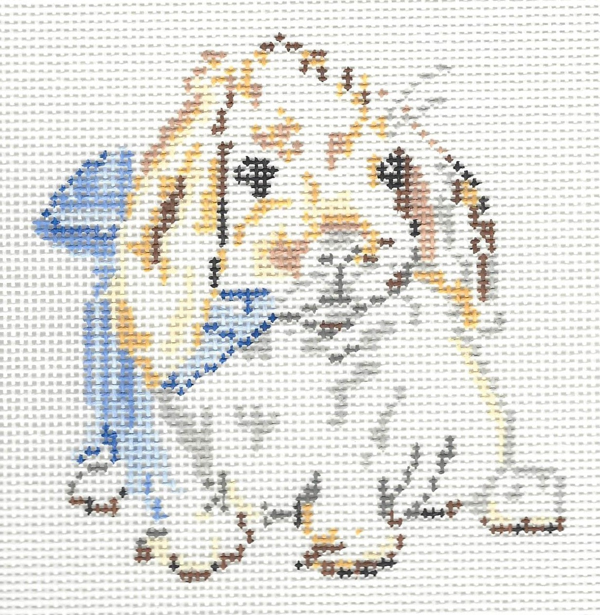 Bunny with Blue Bow