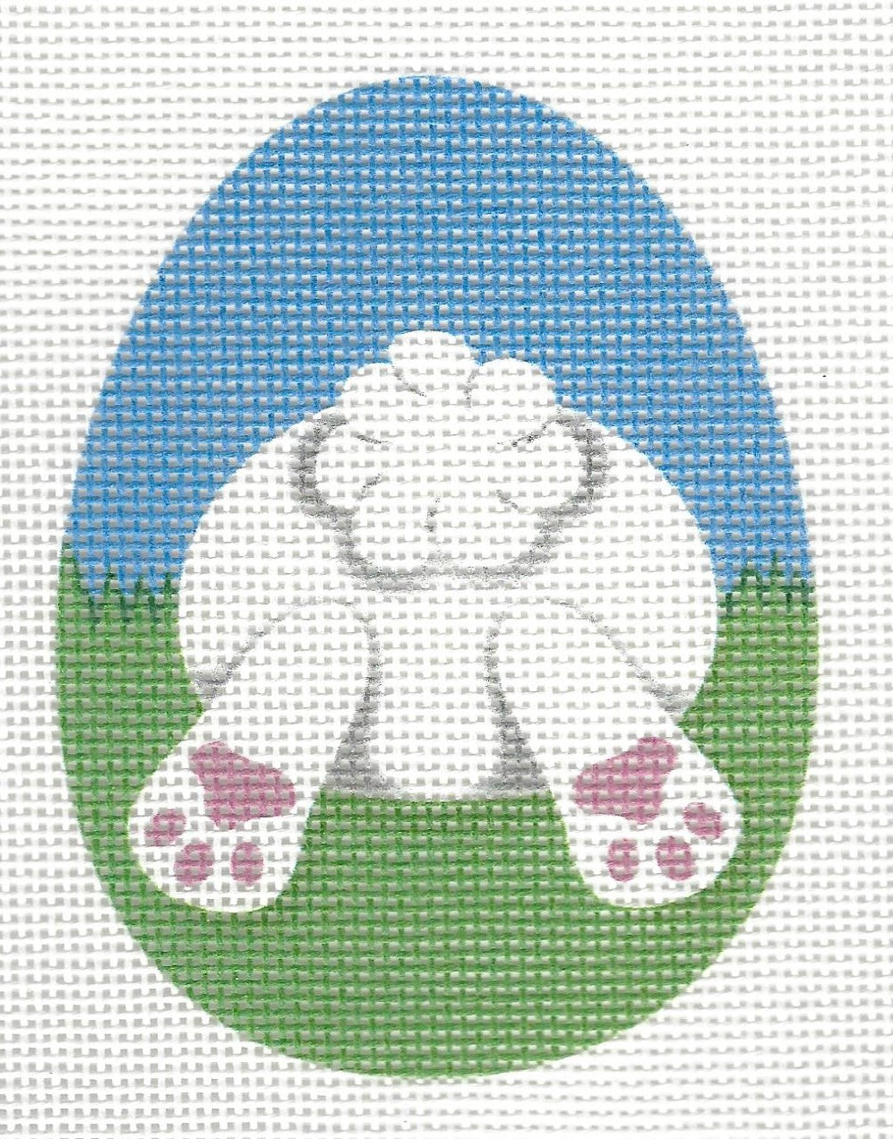 Bunny Butt Flat Egg