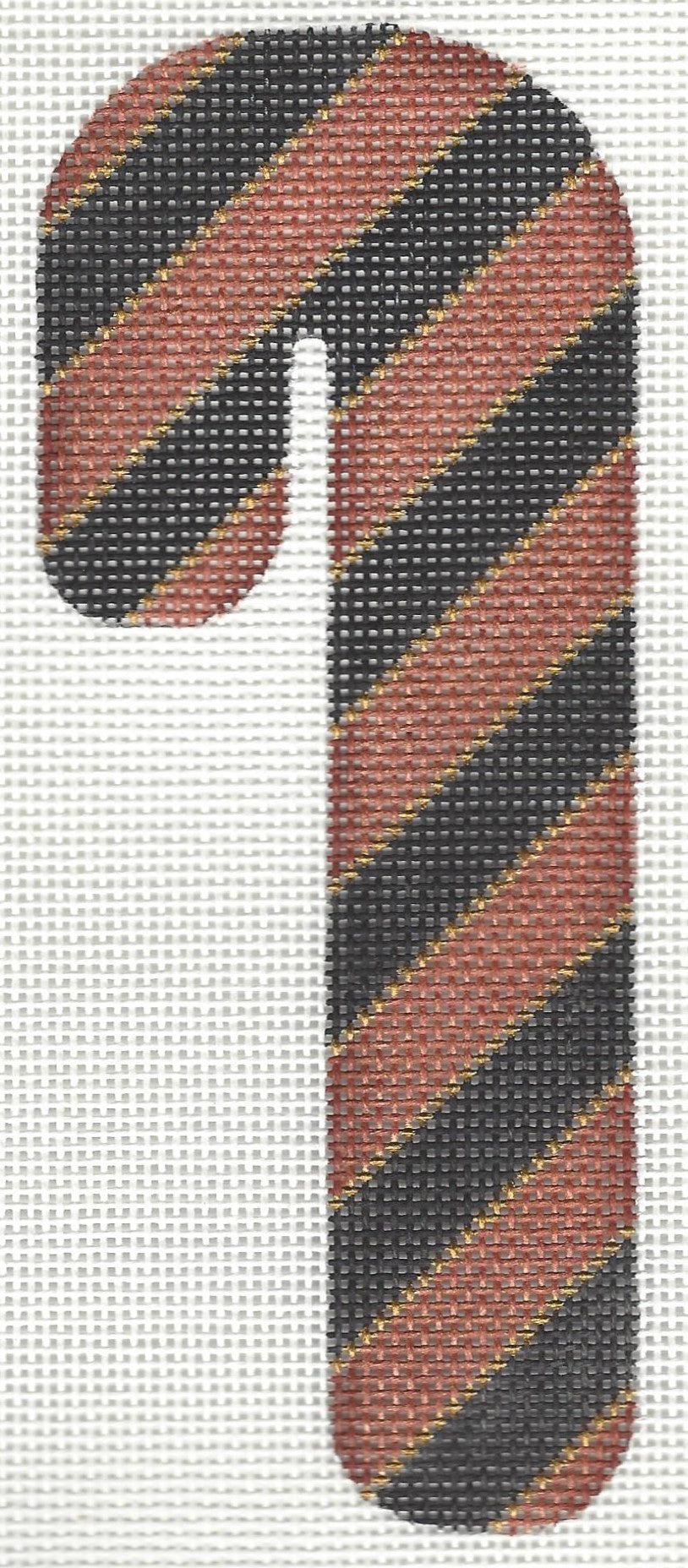 Halloween Candy Cane - Diagonal Stripes
