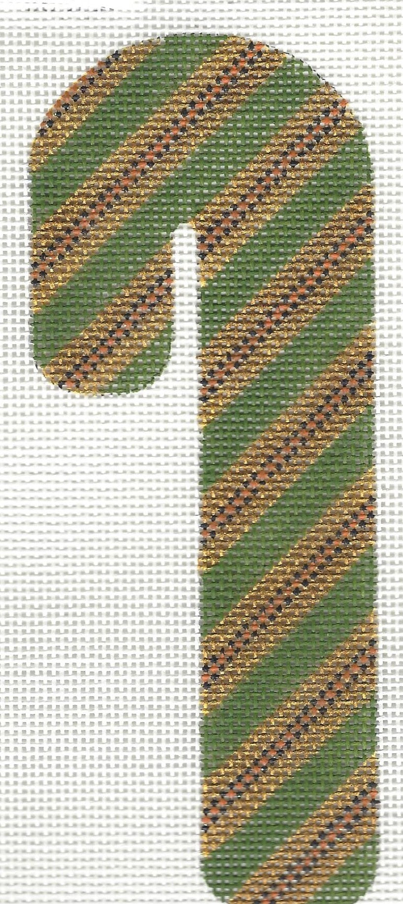 Halloween Candy Cane - Green Stripe