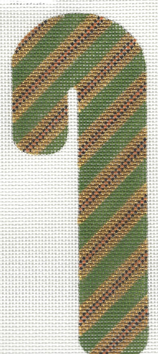 Halloween Candy Cane - Green Stripe