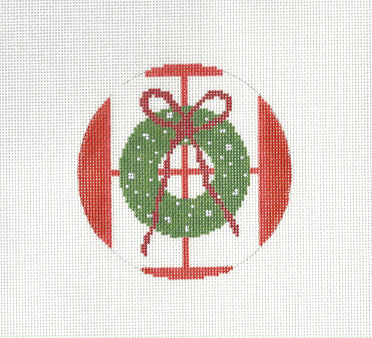 Card Art Ornament - Holiday Door