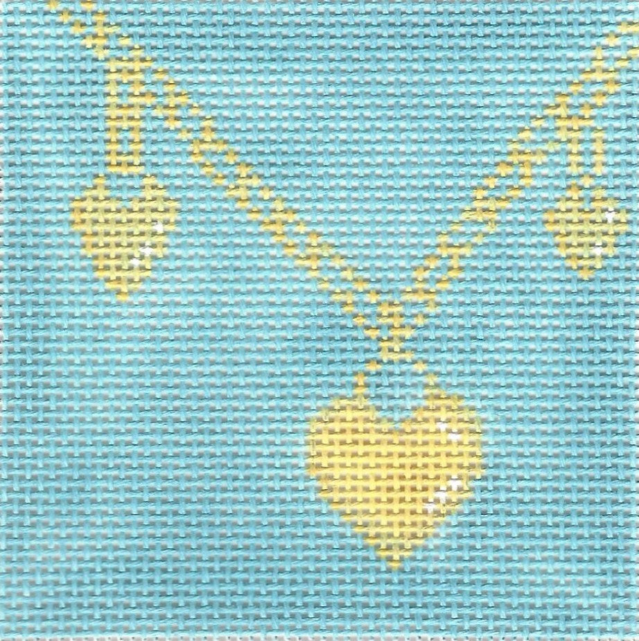 Heart Charm Insert - Blue