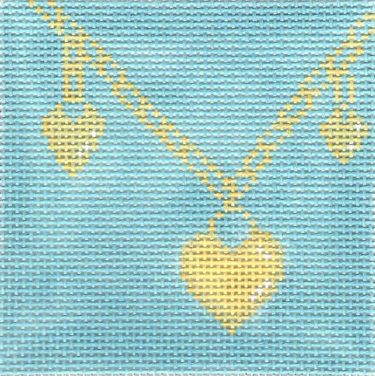 Heart Charm Insert - Blue