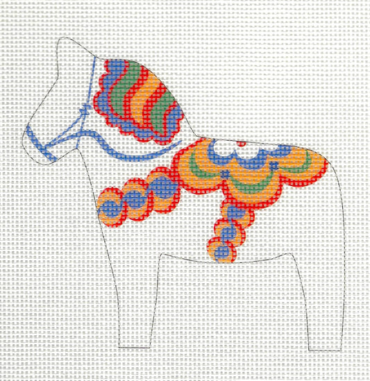 Dala Horse - White