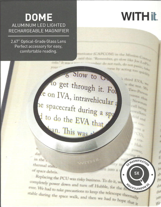 2.67" Lighted Rechargeable Magnifier