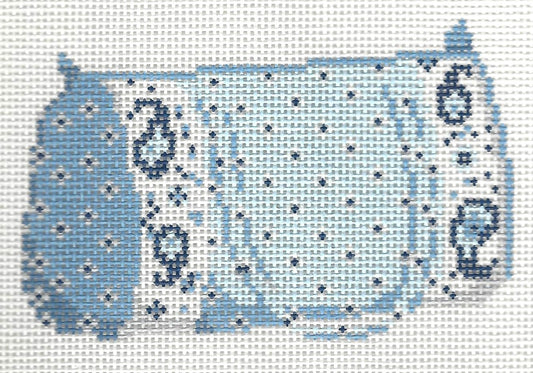 Village Needleworks needlepoint canvas of French Provencal Duffle