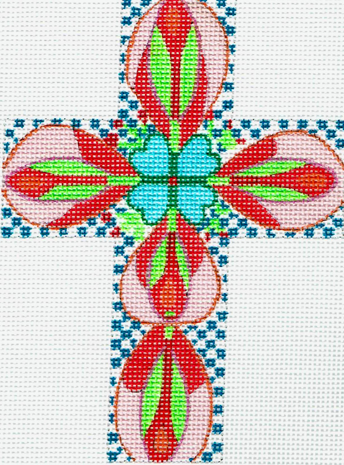 Summer Flowers Cross