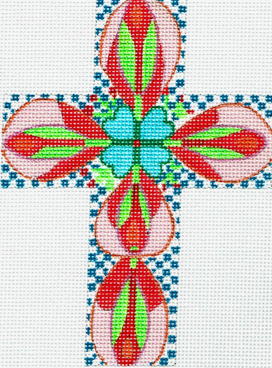Summer Flowers Cross