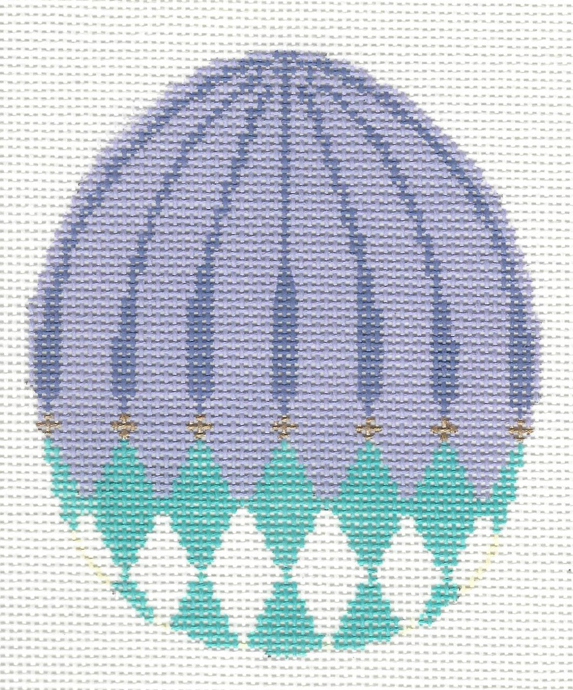 Egg - Turquoise Harlequin