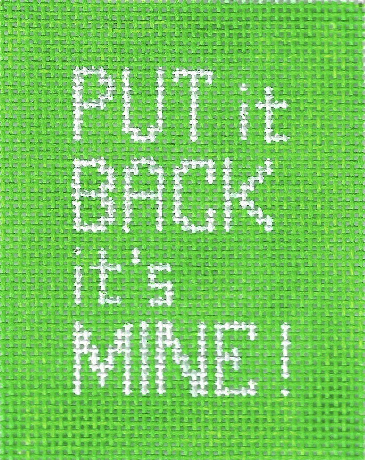 Insert - Put It Back - Green