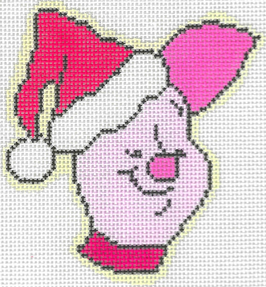 Piglet in Santa Hat