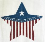 Flag Star Pillow