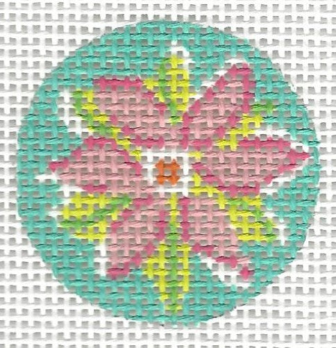 Key Fob Insert - Lily Inspired Flower