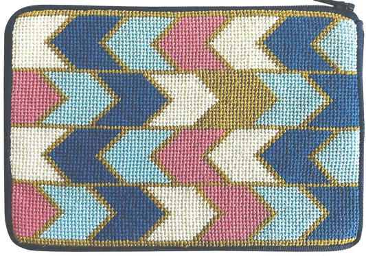 Geometric Arrows Cosmetic Purse