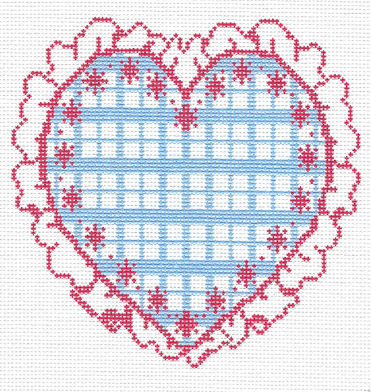Gingham Heart