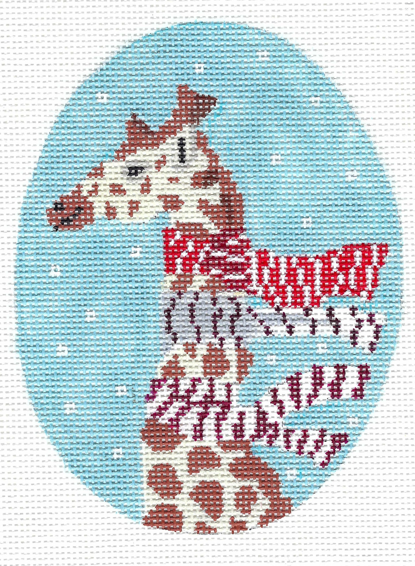 Giraffe with Scarves