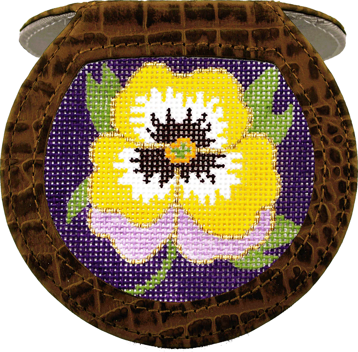 Hand Mirror - Alligator Brown