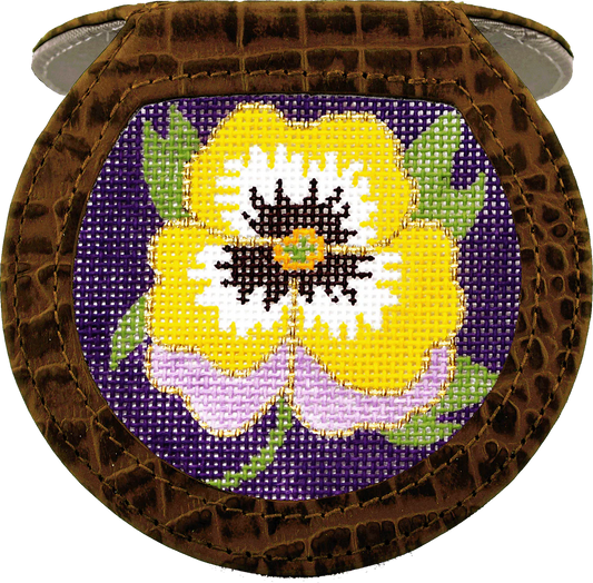 Hand Mirror - Alligator Brown
