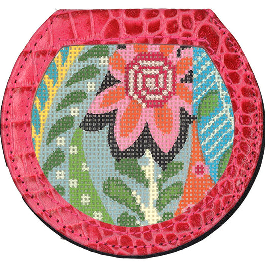 Hand Mirror - Alligator Pink