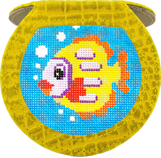 Hand Mirror - Alligator Yellow