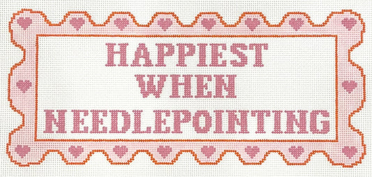 Happiest When Needlepointing