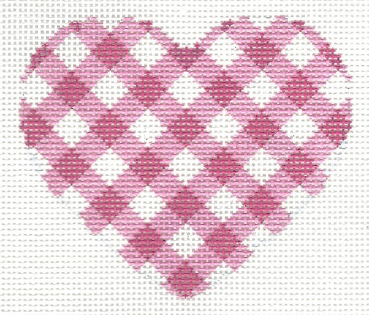 Heart - Hot Pink Gingham