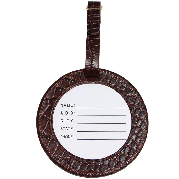 ID Tag - Alligator Brown