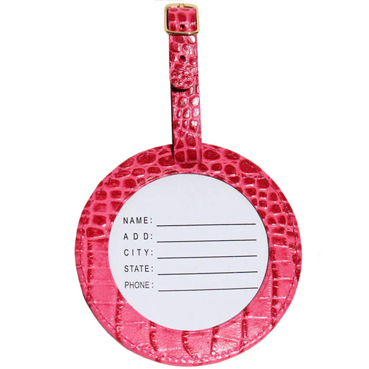 ID Tag - Alligator Pink