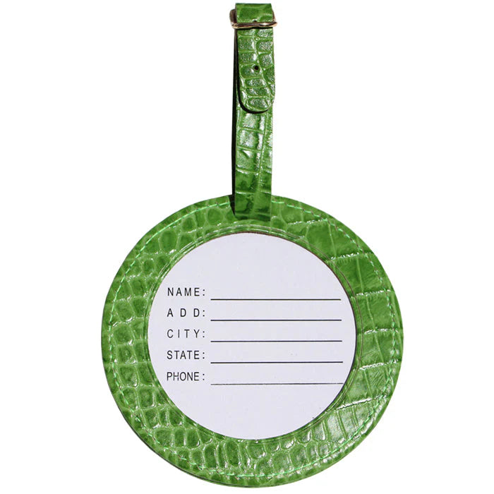 ID Tag-Alligator Green