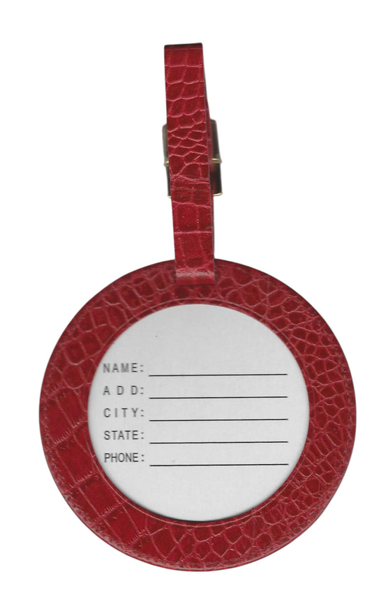ID Tag-Alligator Red