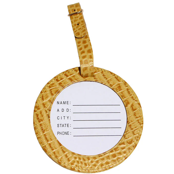 ID Tag - Alligator Yellow