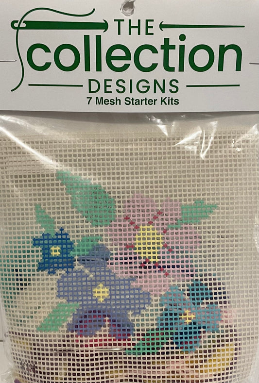 Pink and Blue Flowers Beginner Kit