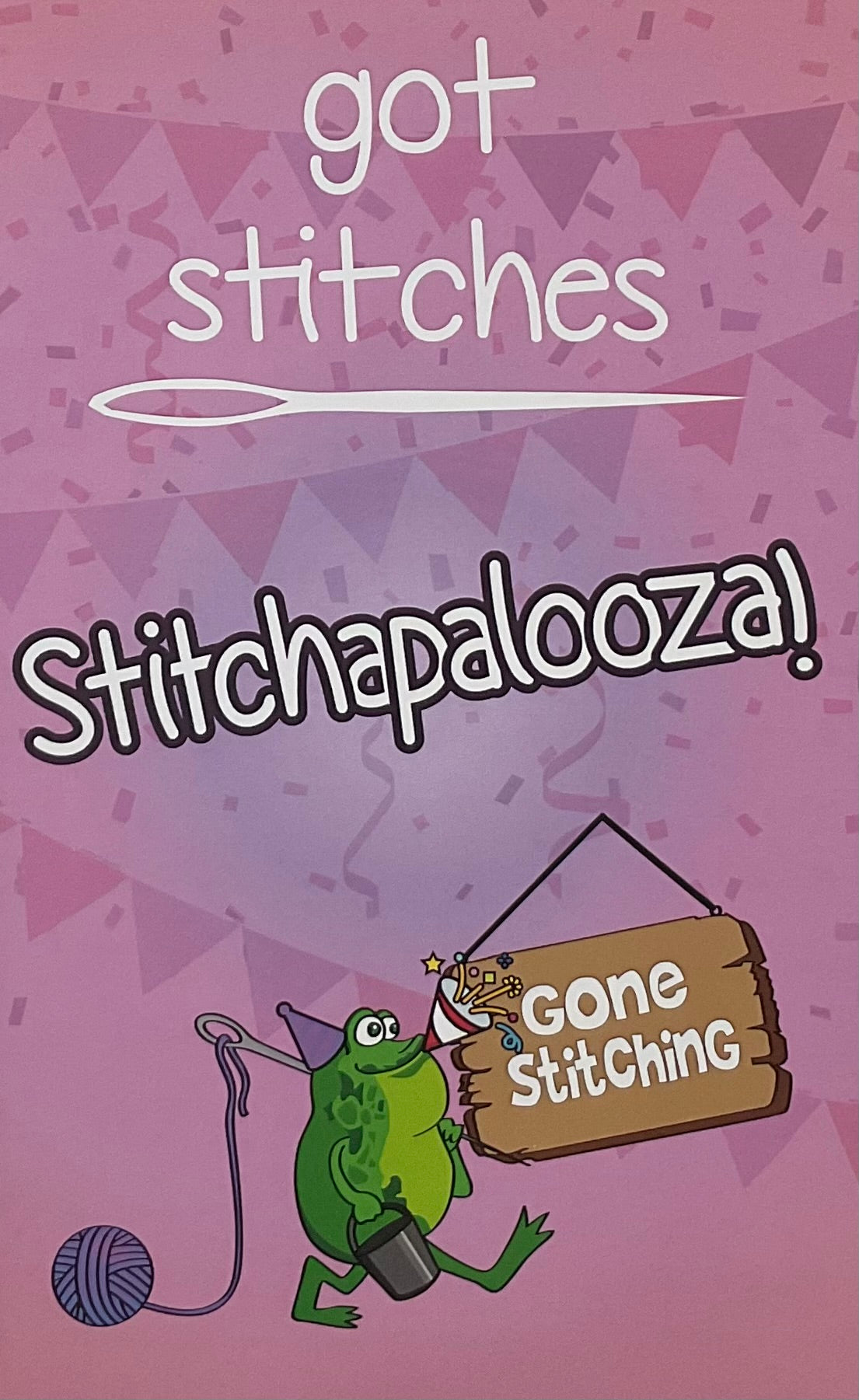 Got Stitches    Stitchapalooza!