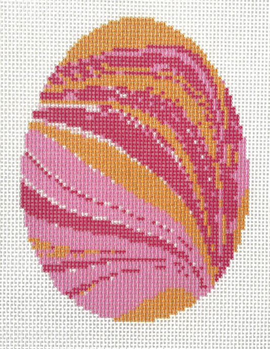 Marbled Egg - Orange Strawberry Sherbet