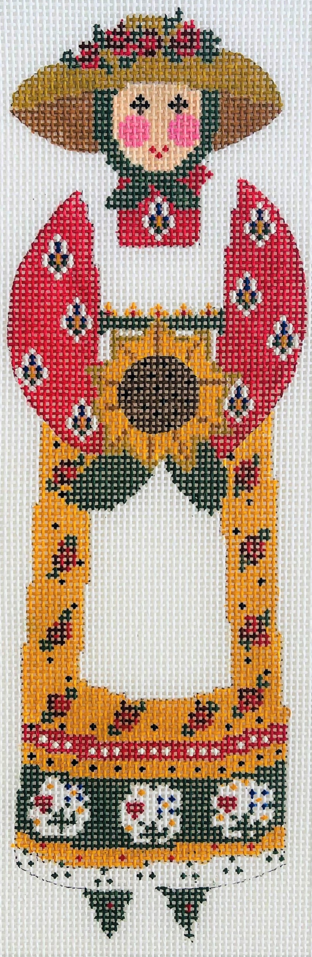 Garden Lady with Sunflower